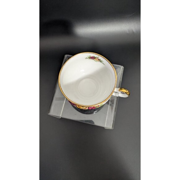 Elizabethan Bone China Tea Cup England Rose Floral Gold Trim Vintage Teacup - Picture 5 of 13